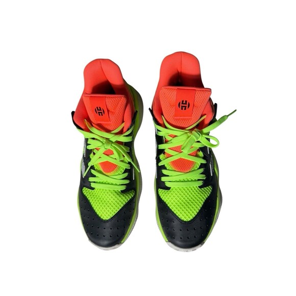 Adidas Harden Stepback Mens 11.5 Basketball Shoe Black Coral Neon Green EF9890 main image 8